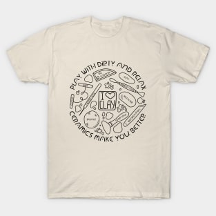 I love clay - Pottery Tools T-Shirt